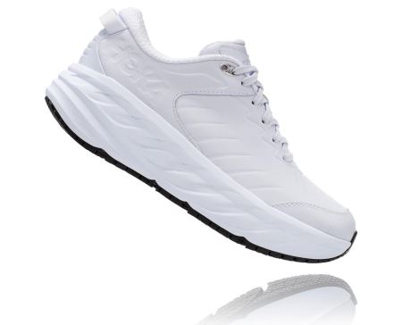 Hoka One One Bondi Sr - Sapatos Ortopédicos Mulher Branco | PT-rwQq2TJ